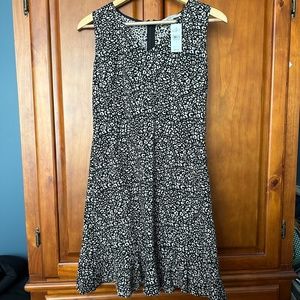 NWT LOFT Leopard Flared Hem Dress 4
